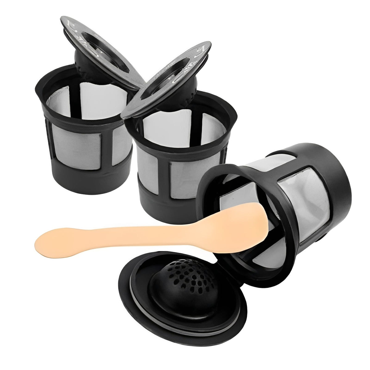 Eco-Friendly Reusable Coffee Pods with Stainless Steel Filter