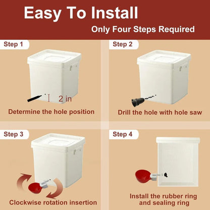 Smart 10-Piece Poultry Hydration System for Farms