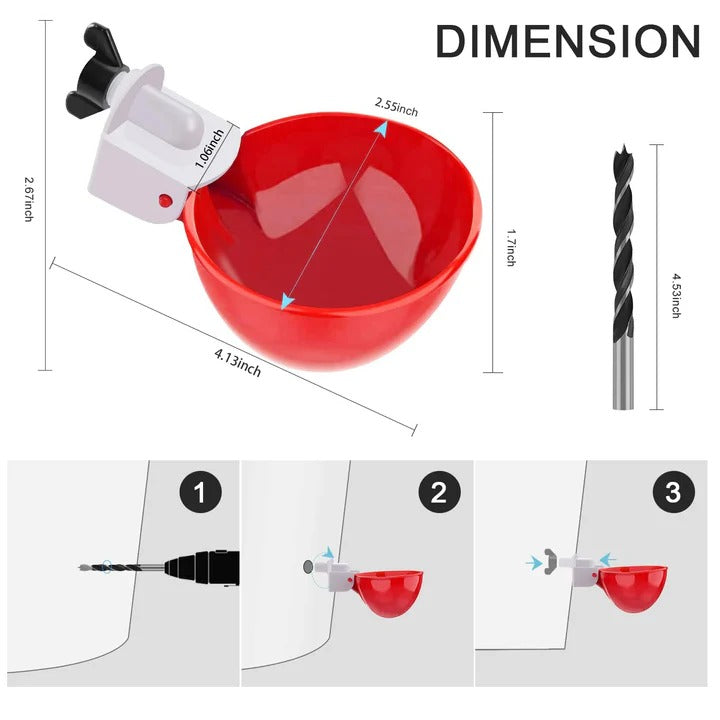 Smart 10-Piece Poultry Hydration System for Farms
