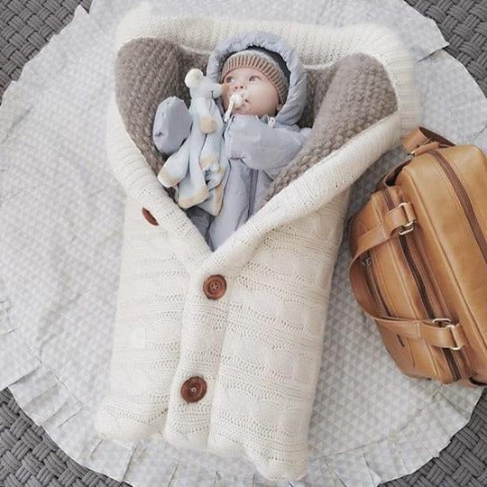 Luxurious Infant Blanket and Soft Swaddle Wrap