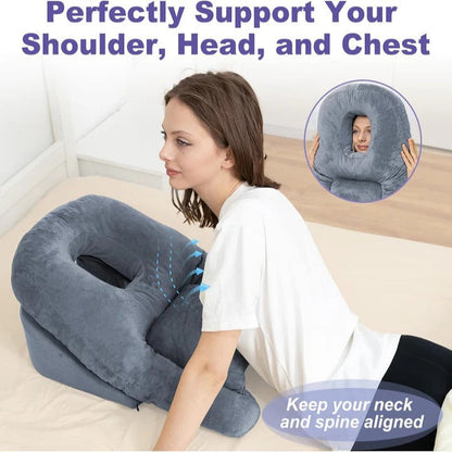 Post-Surgery Comfort Pillow for Stomach Sleepers