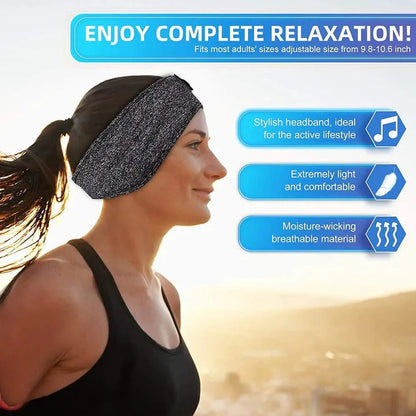 Versatile Wireless Sleep Headband and Sports Earphones