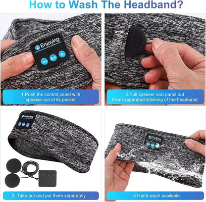 Versatile Wireless Sleep Headband and Sports Earphones