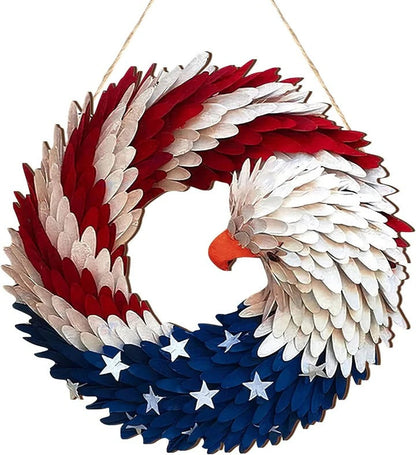 Patriotic Eagle Door Sign for Independence Celebrations