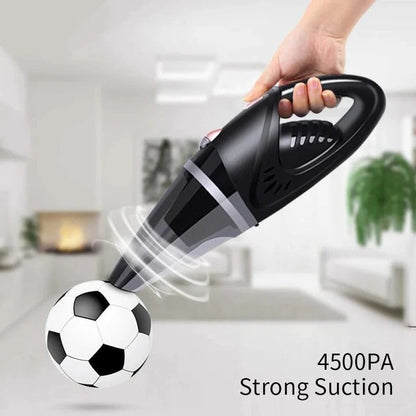 Compact Car Cleaning Vacuum with Flexible Hose & Attachments