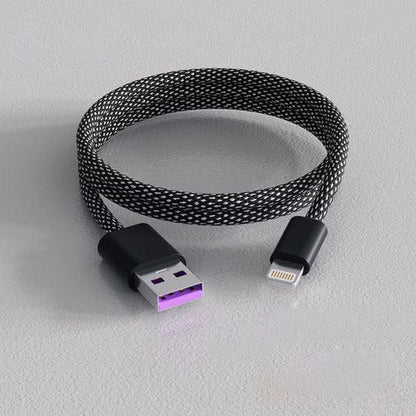 Self-Coiling Magnetic Charging Cable for Hassle-Free Use