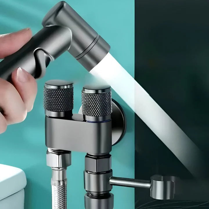 Wall-Mounted Hygiene Sprayer with Durable Brass Build