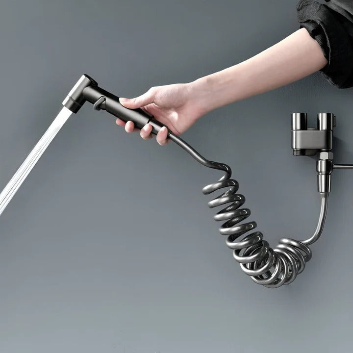 Wall-Mounted Hygiene Sprayer with Durable Brass Build