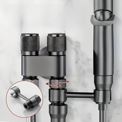 Wall-Mounted Hygiene Sprayer with Durable Brass Build
