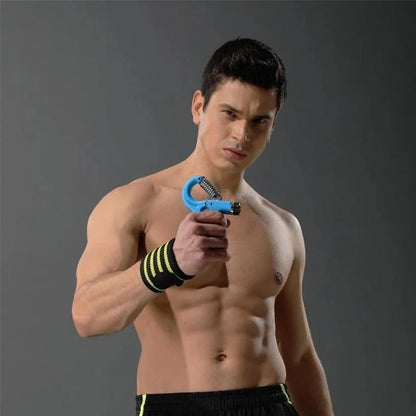 Versatile Grip Strength Trainer with Adjustable Resistance Dial