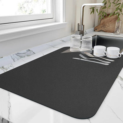 Quick-Dry Dish Drying Mat with Advanced Absorption Technology