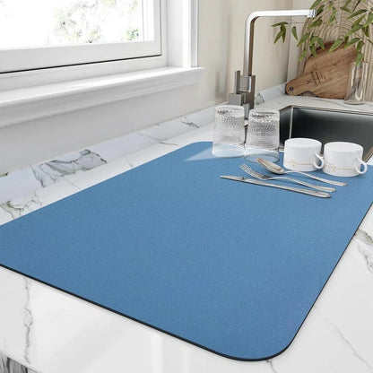Quick-Dry Dish Drying Mat with Advanced Absorption Technology