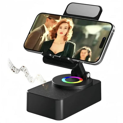 Portable Multi-Function Stand with Bluetooth Speaker & Charger