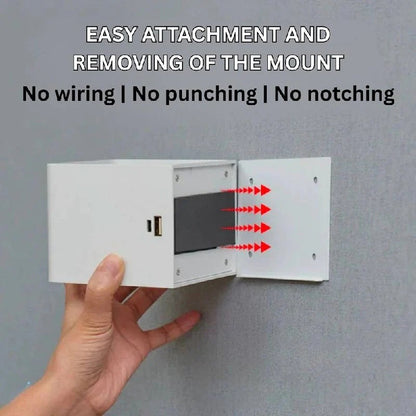 Versatile Magnetic Wall Lamp with Rechargeable Battery and Custom Brightness