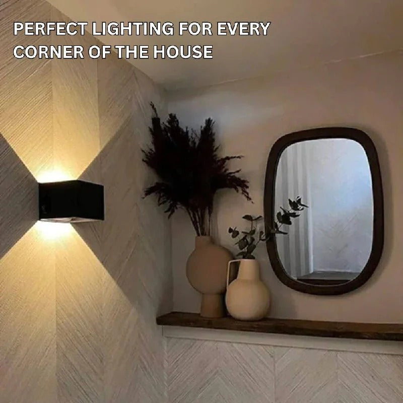Versatile Magnetic Wall Lamp with Rechargeable Battery and Custom Brightness