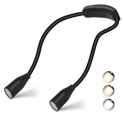 Hands-Free LED Shoulder Light with Flexible Arms and Custom Brightness