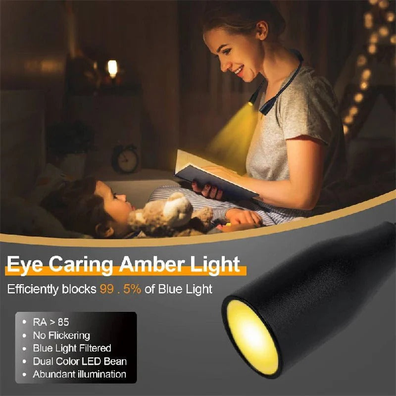 Hands-Free LED Shoulder Light with Flexible Arms and Custom Brightness