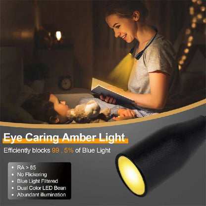 Hands-Free LED Shoulder Light with Flexible Arms and Custom Brightness