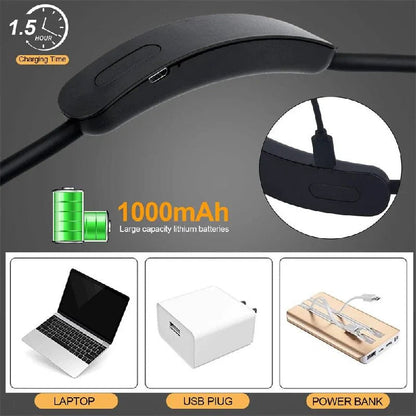 Hands-Free LED Shoulder Light with Flexible Arms and Custom Brightness