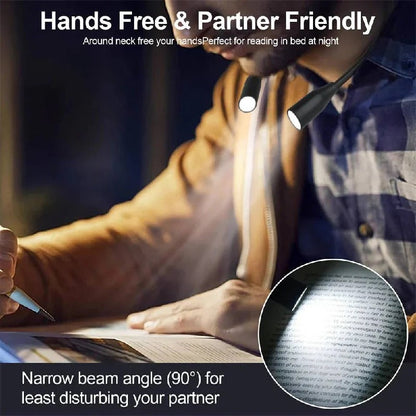 Hands-Free LED Shoulder Light with Flexible Arms and Custom Brightness