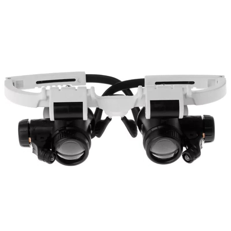 Magnifying Glasses with LED Light and Interchangeable Lenses, 8x 15x 23x