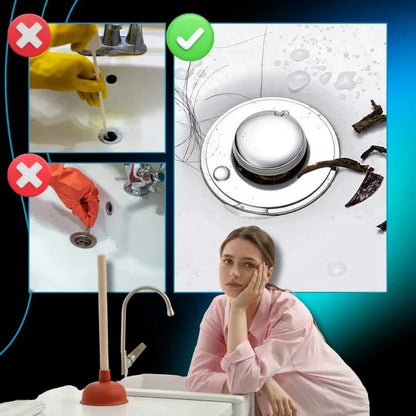 SealGuard Sink Stopper: Effective Odor Control & Debris Filter