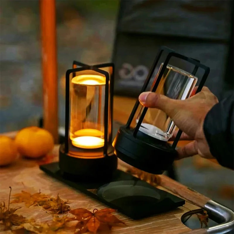 Portable Touch-Control Lamp with Adjustable Brightness and Color