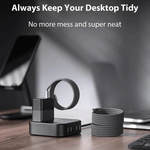 Self-Coiling Magnetic Charging Cable for Hassle-Free Use