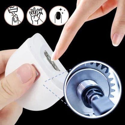 Smart Nail Trimmer with Integrated Grinder and LED Light