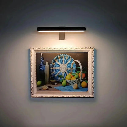 Versatile Rechargeable LED Wall Fixture for Art and Decor