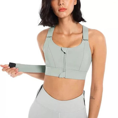 Ultimate Front-Zip Sports Bra for Active Lifestyles