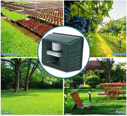 Smart Ultrasonic Animal Deterrent for Outdoor Spaces