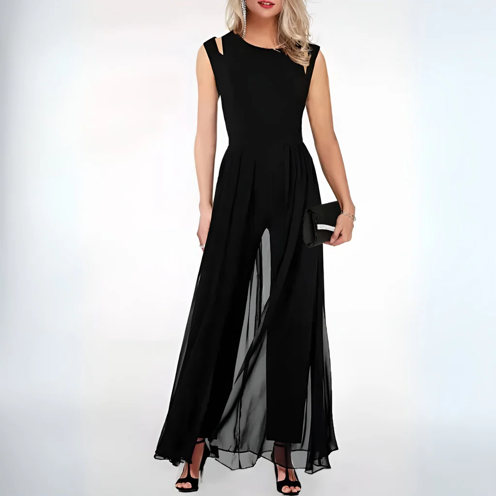 Slim Fit Women's One-Piece Jumpsuit with Pockets in Soft, Breathable Fabric