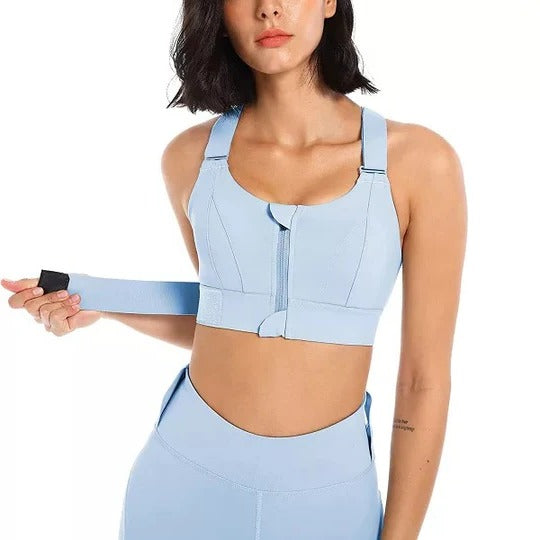 Ultimate Front-Zip Sports Bra for Active Lifestyles