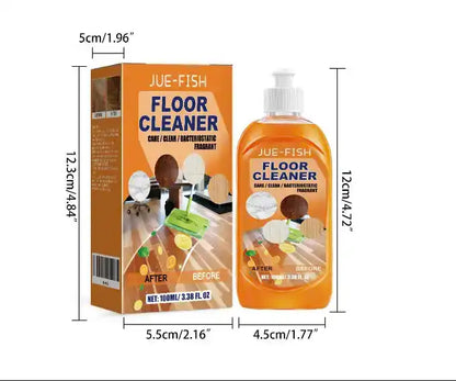 Eco-Friendly Floor Cleaner with Zesty Lemon Fragrance - 3.38 oz