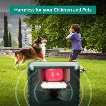 Smart Ultrasonic Animal Deterrent for Outdoor Spaces