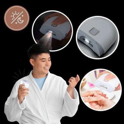 Smart Nail Trimmer with Integrated Grinder and LED Light
