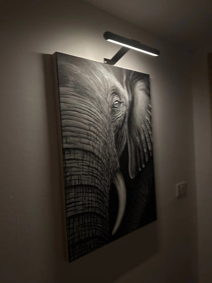 Rechargeable Wireless LED Art Light with 360° Rotating Head and Dimming Feature