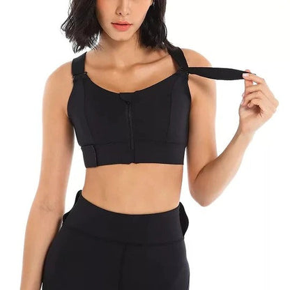 Ultimate Front-Zip Sports Bra for Active Lifestyles