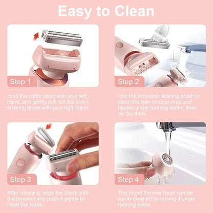 Effortless Women’s Electric Grooming Shaver for All Areas