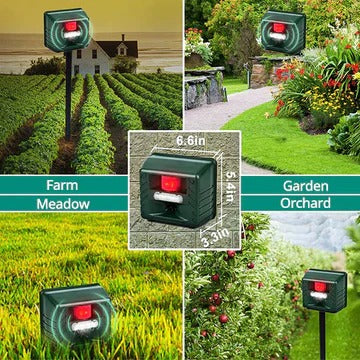 Smart Ultrasonic Animal Deterrent for Outdoor Spaces