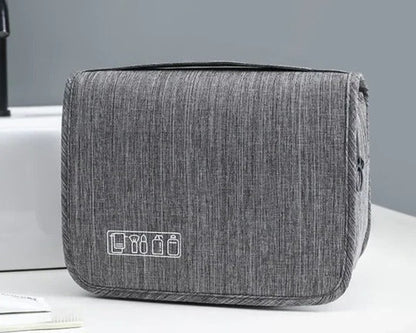 Travel-Friendly Hanging Organizer for Men's Toiletries