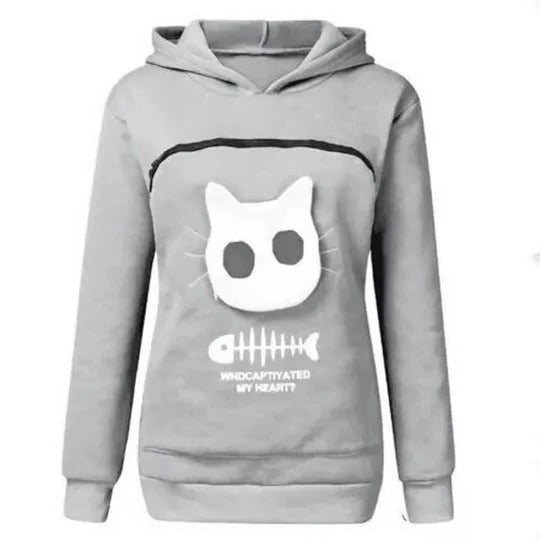 Cozy Hoodie with Front Pocket for Small Pet Comfort