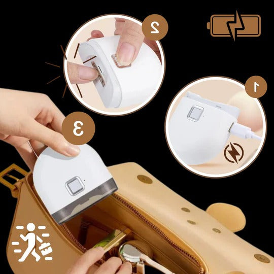 Smart Nail Trimmer with Integrated Grinder and LED Light