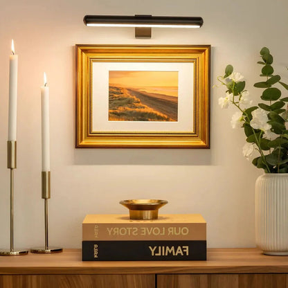 Versatile Rechargeable LED Wall Fixture for Art and Decor