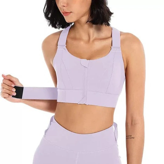 Ultimate Front-Zip Sports Bra for Active Lifestyles