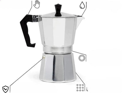 Compact Pressure Coffee Brewer for Single-Serve Perfection