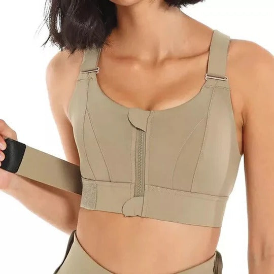 Ultimate Front-Zip Sports Bra for Active Lifestyles