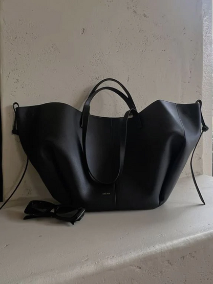Women’s Spacious Shoulder Tote Bag with Secure Closure for Travel and Shopping