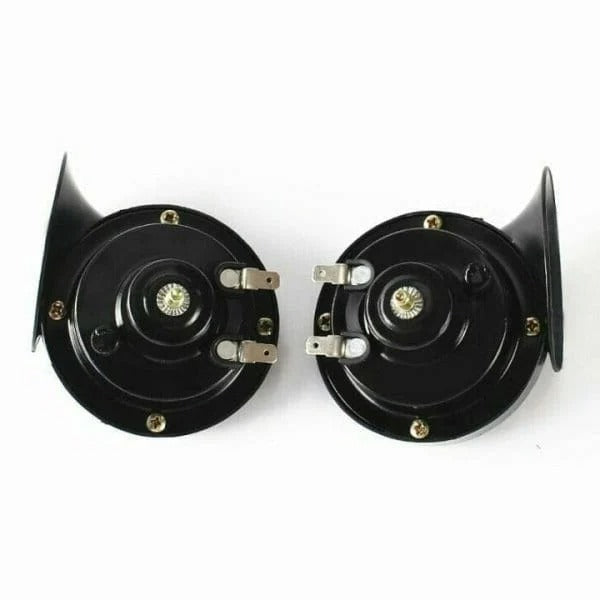 High-Impact Vehicle Horn with Integrated Compressor